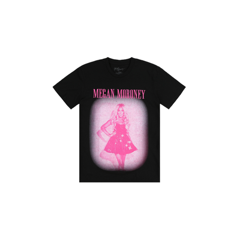 Pink Photo Black Tee