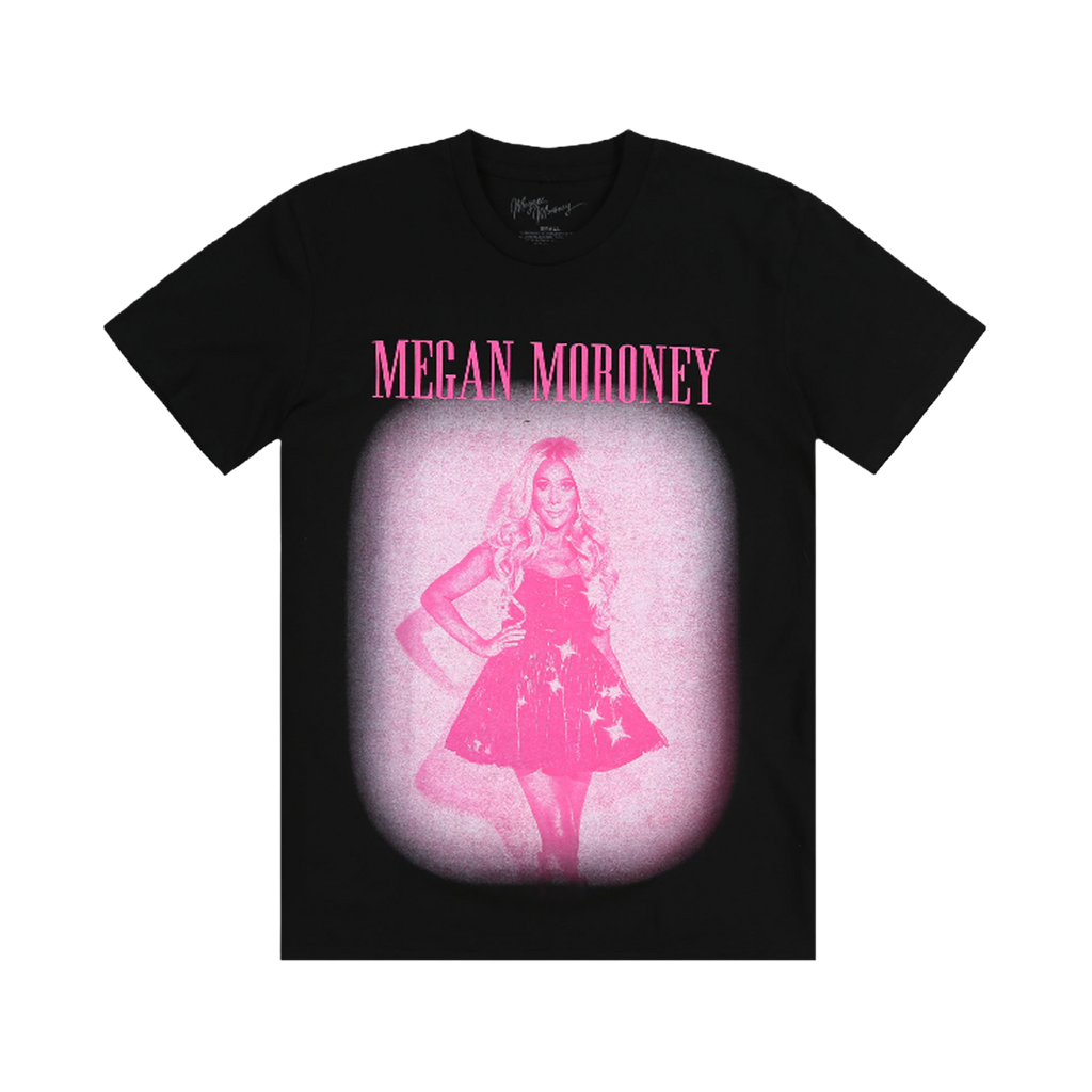 Pink Photo Black Tee
