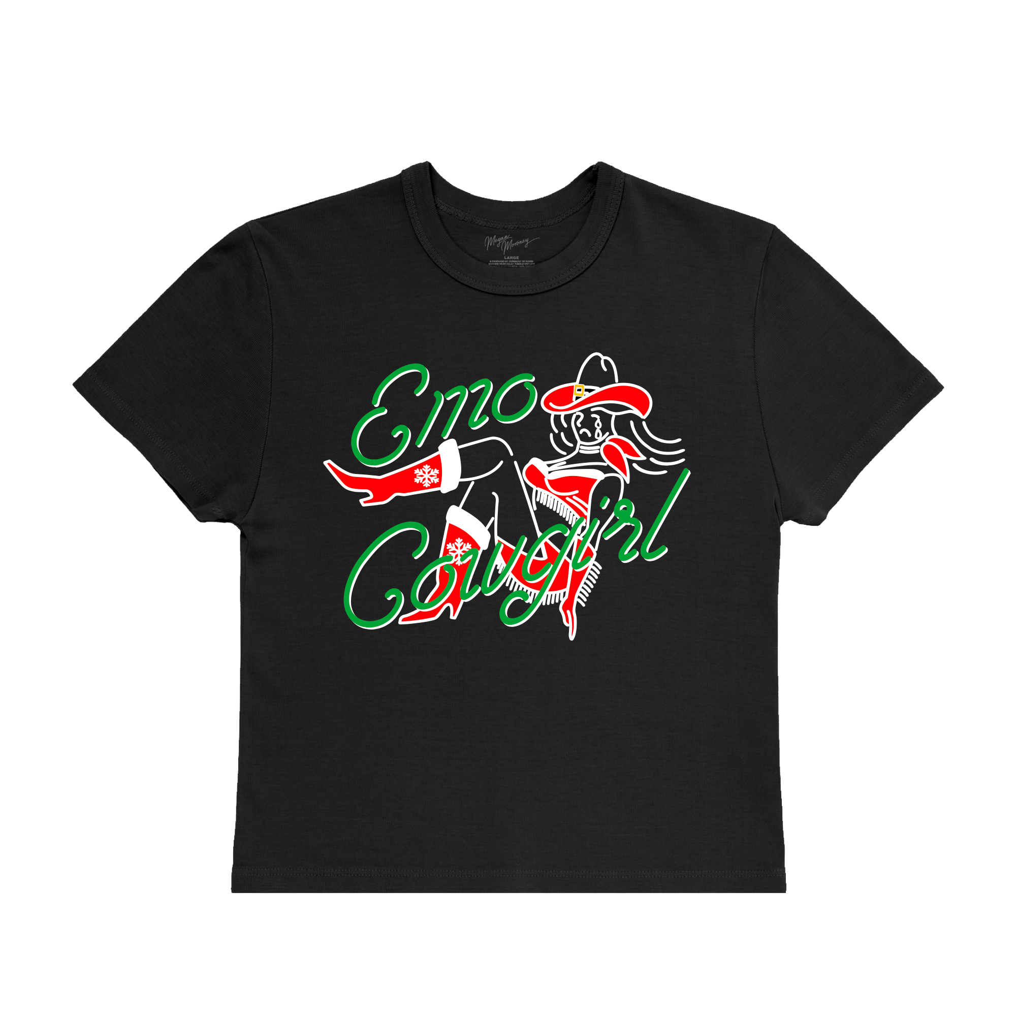 Emo Cowgirl Holiday Baby Tee