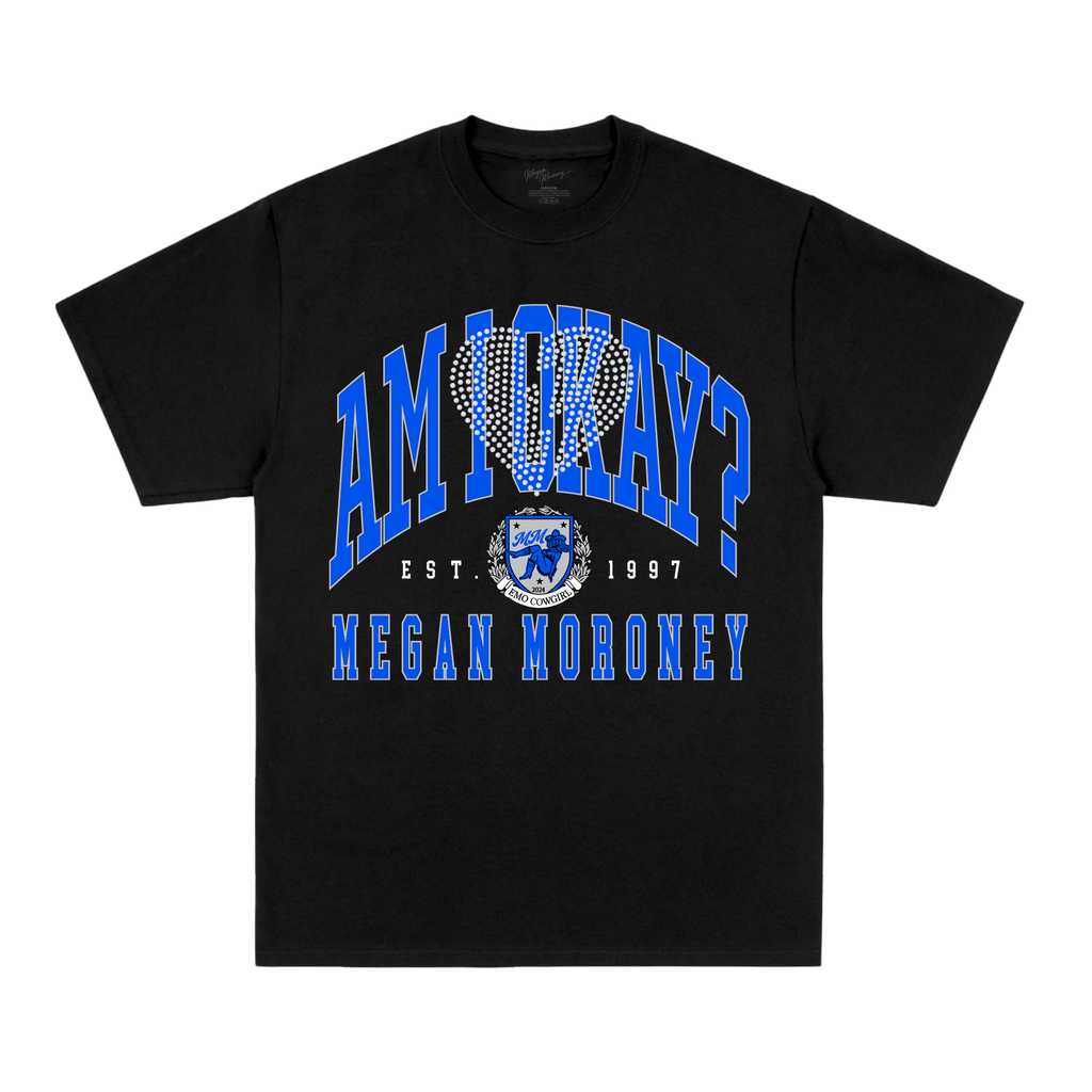 Am I Okay? Rhinestone Tee