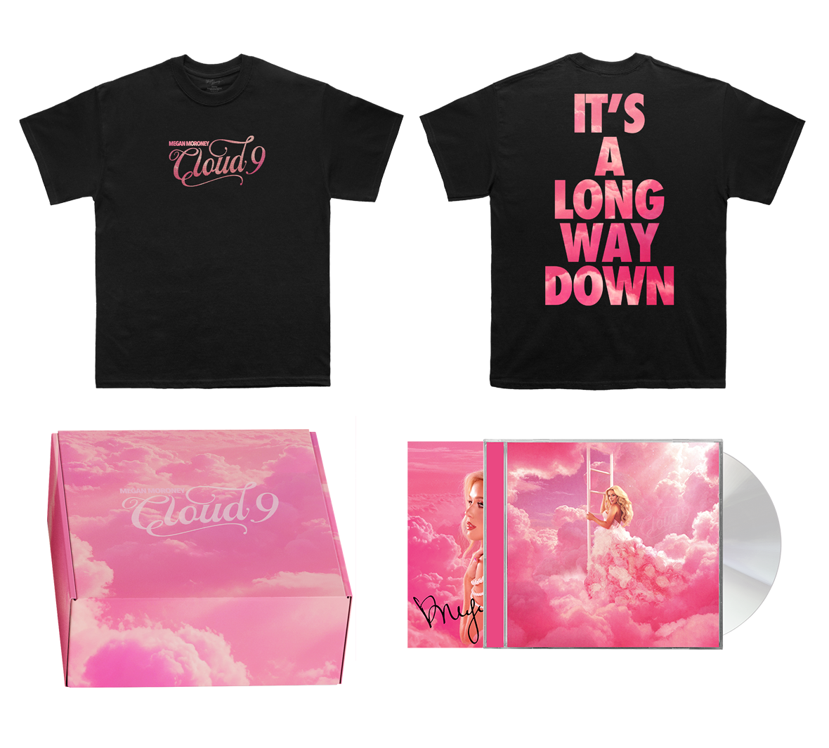 Cloud 9 CD with Signed CD Insert and T-Shirt Box Set