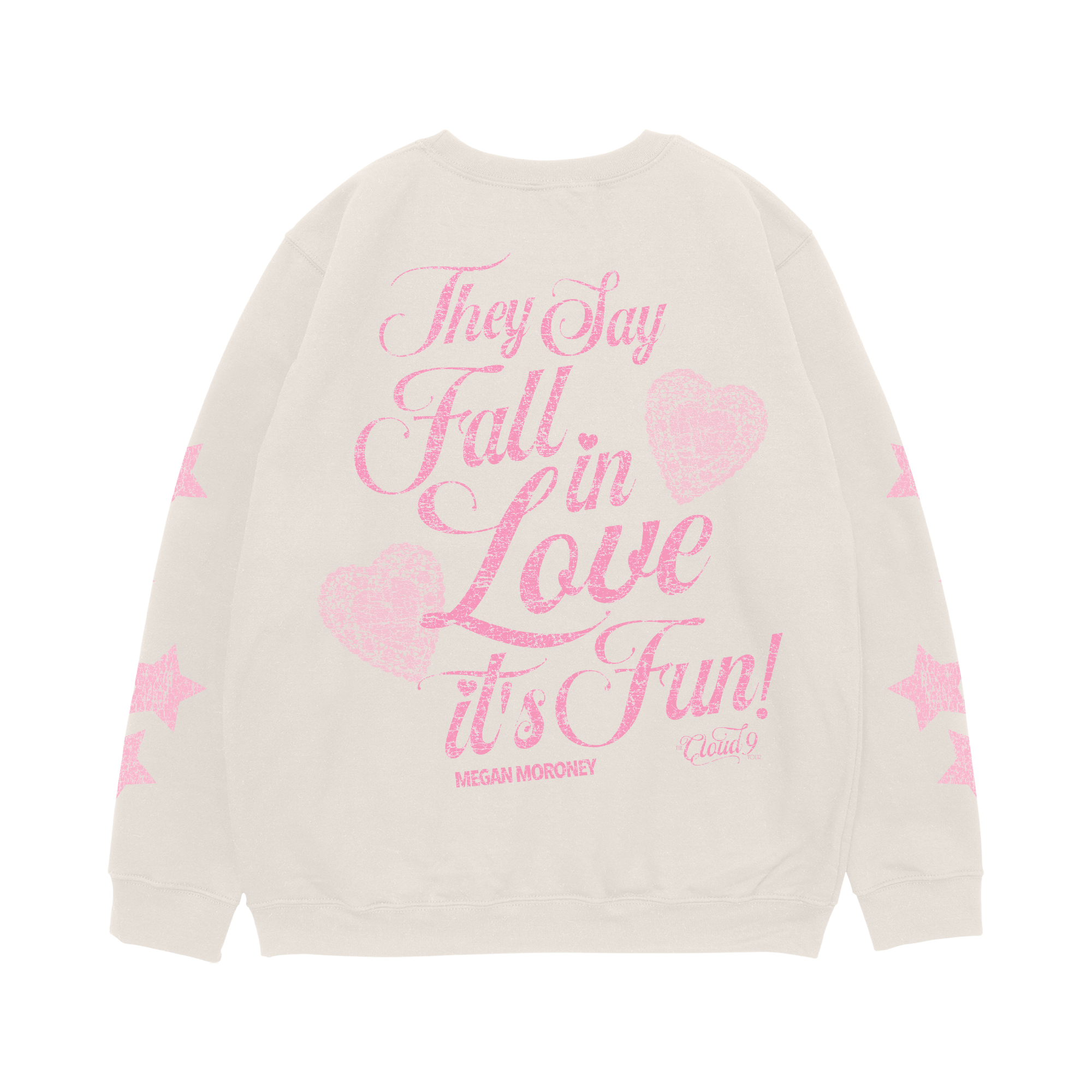 Fall In Love Distressed Tour Crewneck