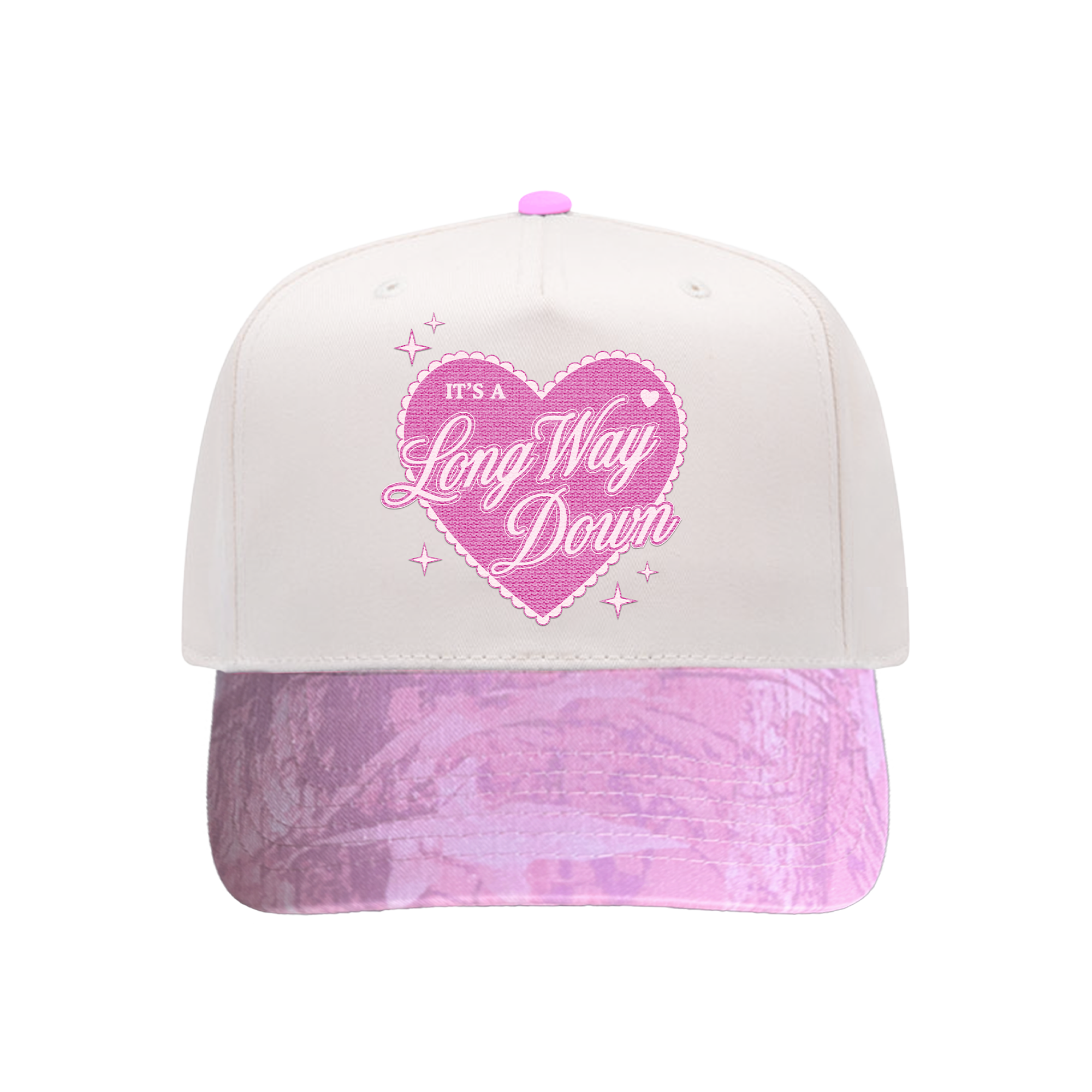 It's A Long Way Down Pink Tour Hat