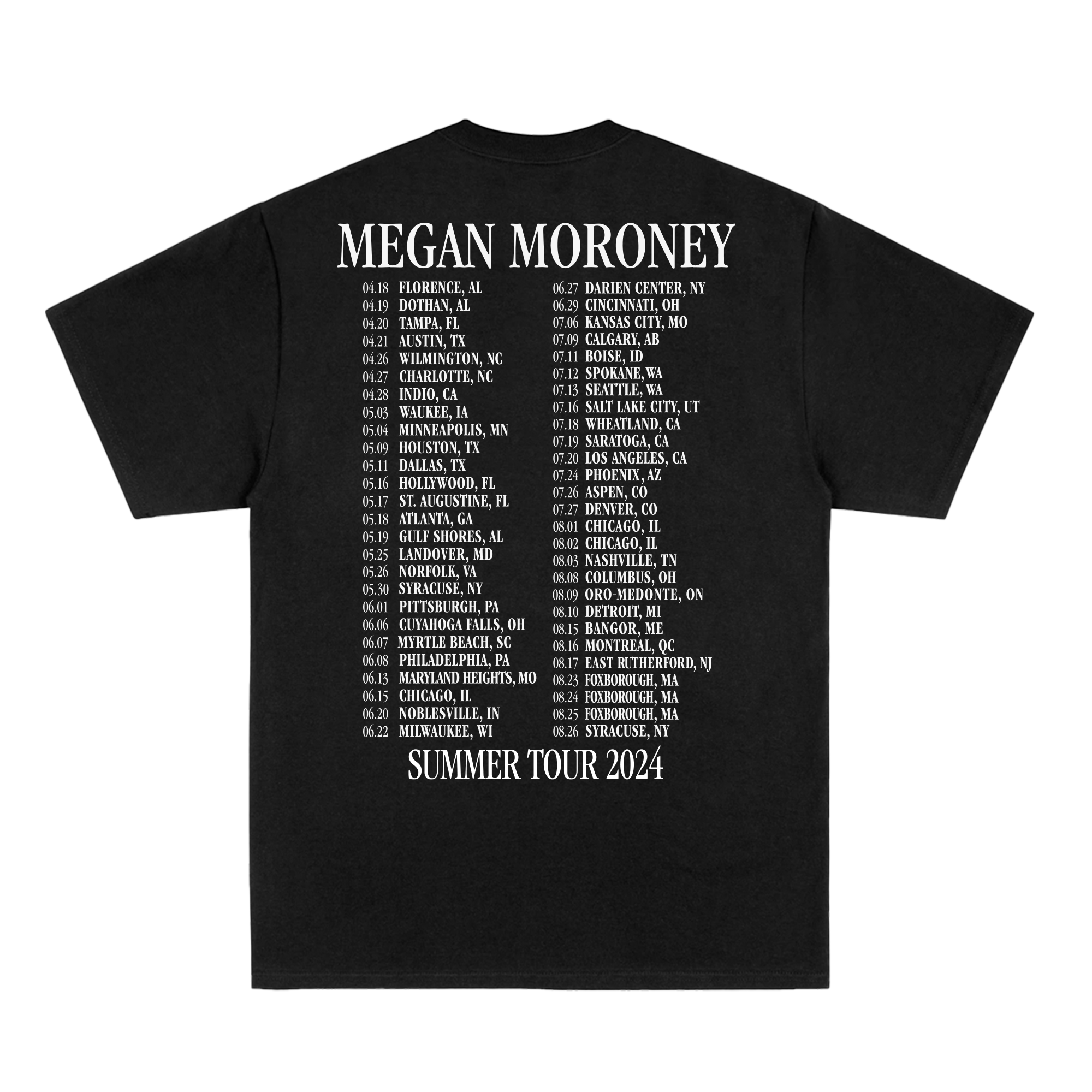 Am I Okay? Summer Tour Dates tee