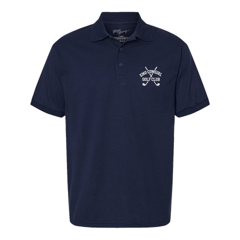 Men’s Emo Cowgirl Golf Club Polo Navy