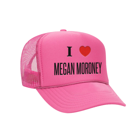 I <3 Megan Moroney Trucker Hat - Pink