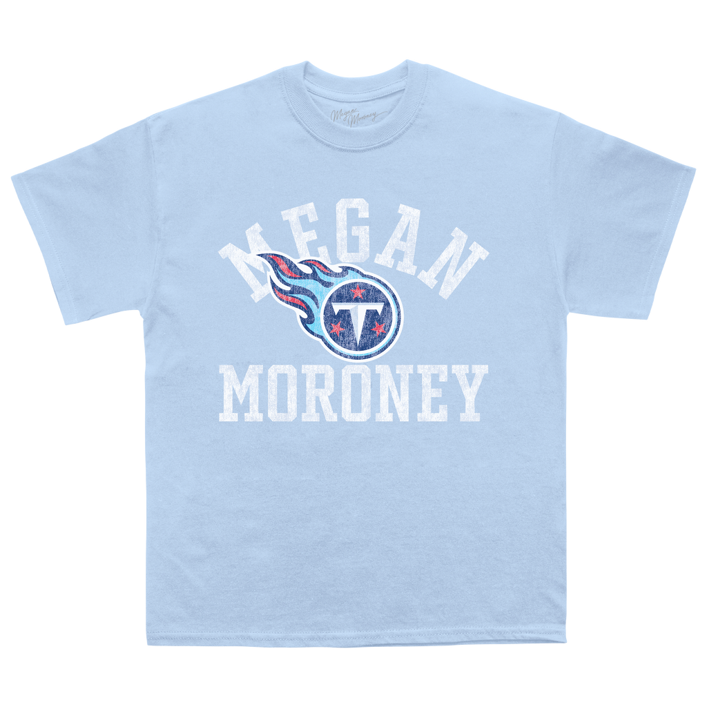 Exclusive Megan Moroney x Tennessee Titans Varsity Block Tee